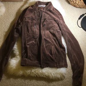 Brown Tommy Hilfiger velvet jacket size small